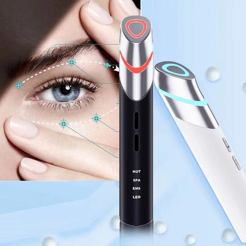 EMS Microcurrent Wireless Eye Lifting anti Wrinkles Pen Eye Bags Dark Anti - Puffiness Device for Eye Massage Tools - MacroPanora