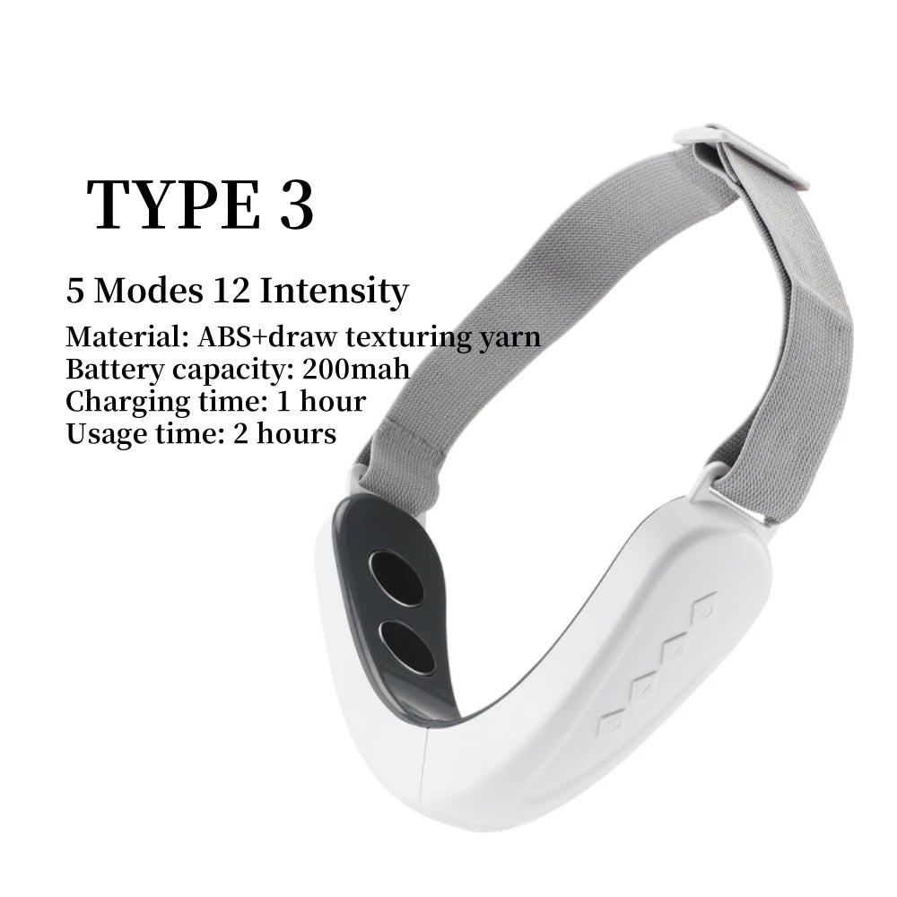 Face Lifting Device Red Light Skin Rejuvenation V Face Massager Double Chin Lift up with Remote Control Facial Beauty Instrument - MacroPanora