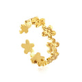 Flora Gold Bloom Ring - MacroPanora