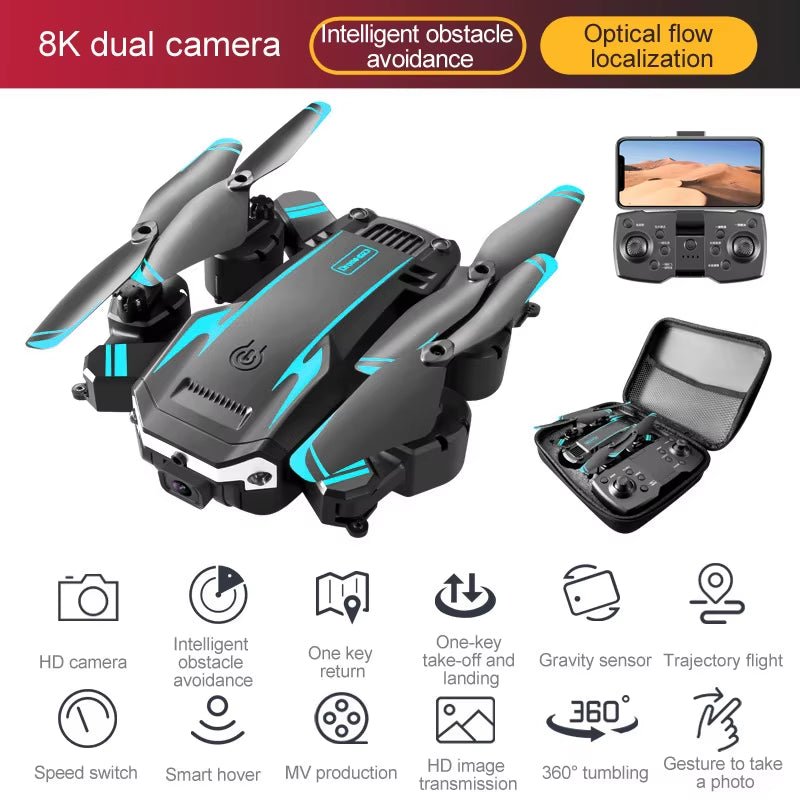 G6 Drone 8K Profesional 4K HD Camera Optical Flow Foldable 5G Aerial Photography Drone Obstacle Avoidance Quadcopter Gift - MacroPanora