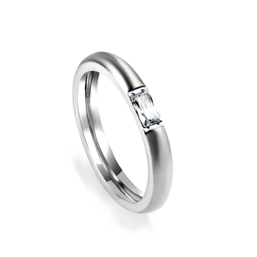 Geometric Crystal Band Steel - Bracelet | MacroPanora