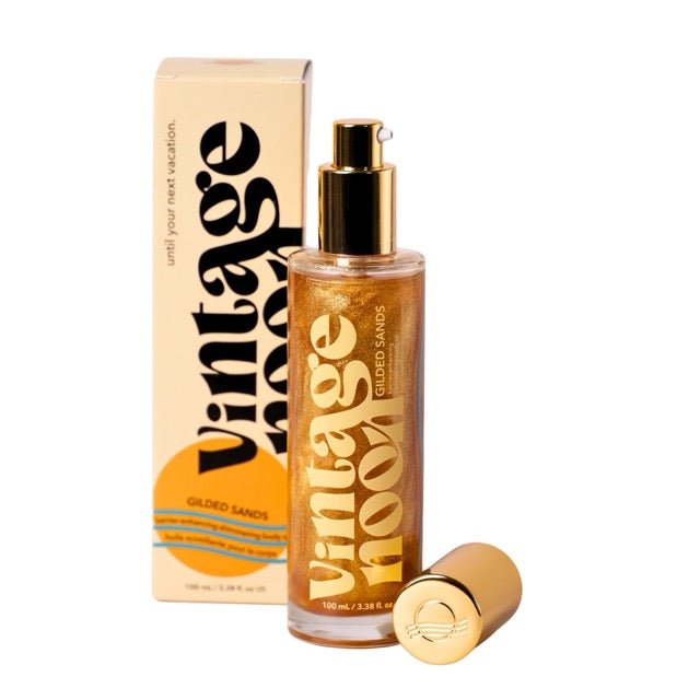 Gilded Sands Barrier-Enhancing Shimmering Body Oil - MacroPanora