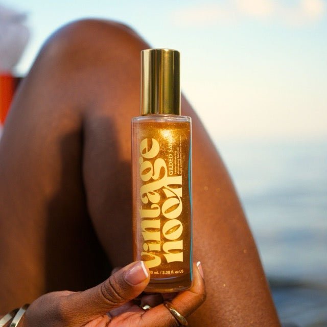 Gilded Sands Barrier-Enhancing Shimmering Body Oil - MacroPanora