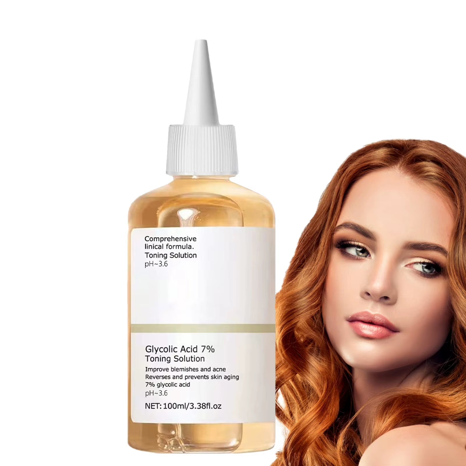 Glycolic Acid 7% Toning Solution Ordinary Acne Remover Lifting Firming Wrinkles Glowing Facial Skin Care Glycolic Acid Toner - MacroPanora