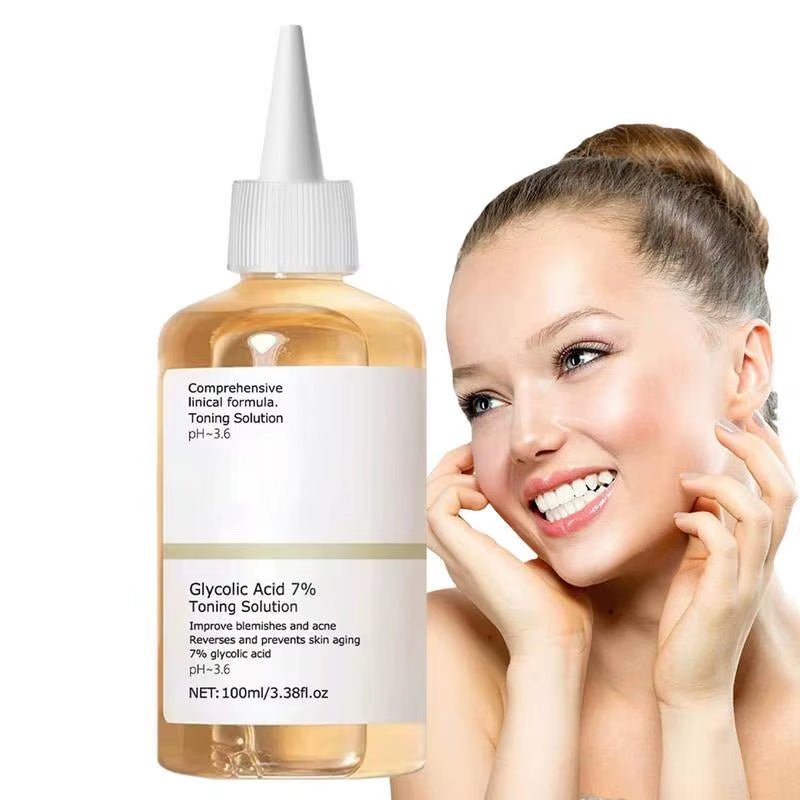 Glycolic Acid 7% Toning Solution Ordinary Acne Remover Lifting Firming Wrinkles Glowing Facial Skin Care Glycolic Acid Toner - MacroPanora