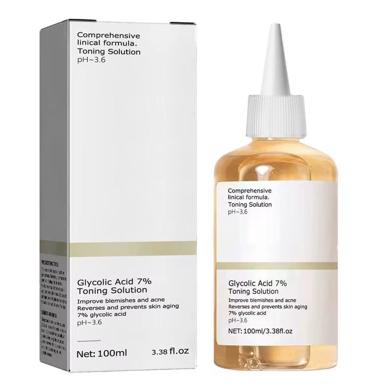 Glycolic Acid 7% Toning Solution Ordinary Acne Remover Lifting Firming Wrinkles Glowing Facial Skin Care Glycolic Acid Toner - MacroPanora