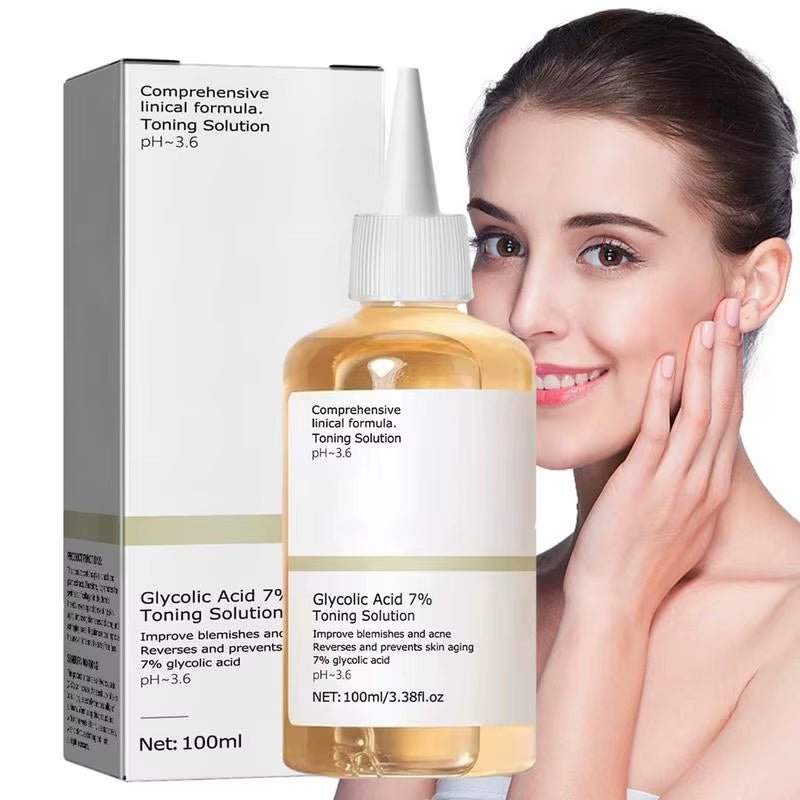 Glycolic Acid 7% Toning Solution Ordinary Acne Remover Lifting Firming Wrinkles Glowing Facial Skin Care Glycolic Acid Toner - MacroPanora