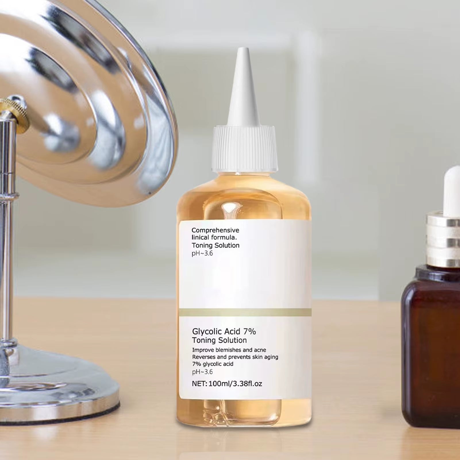 Glycolic Acid 7% Toning Solution Ordinary Acne Remover Lifting Firming Wrinkles Glowing Facial Skin Care Glycolic Acid Toner - MacroPanora