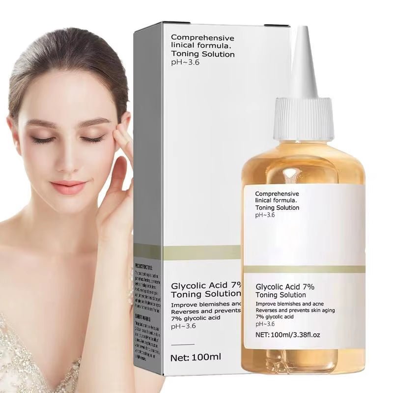 Glycolic Acid 7% Toning Solution Ordinary Acne Remover Lifting Firming Wrinkles Glowing Facial Skin Care Glycolic Acid Toner - MacroPanora