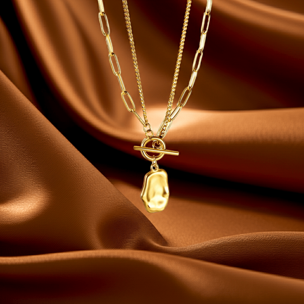 Golden Cosmic Double Chain - MacroPanora