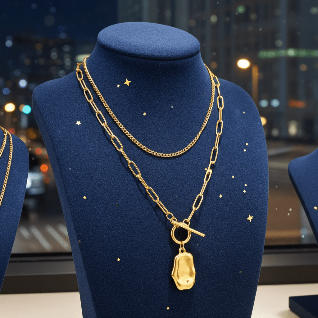 Golden Cosmic Double Chain - MacroPanora