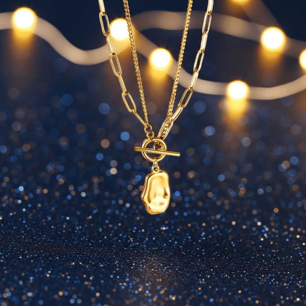 Golden Cosmic Double Chain - MacroPanora