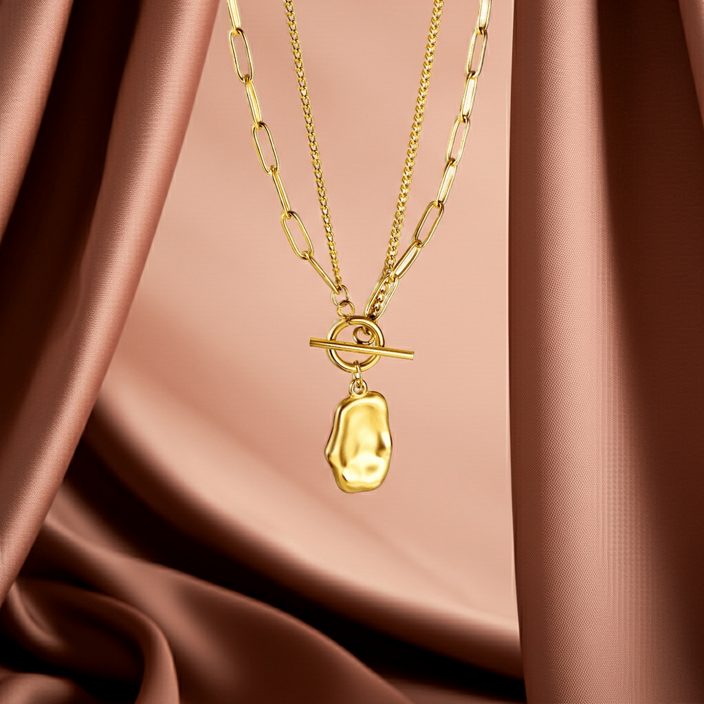 Golden Cosmic Double Chain - MacroPanora