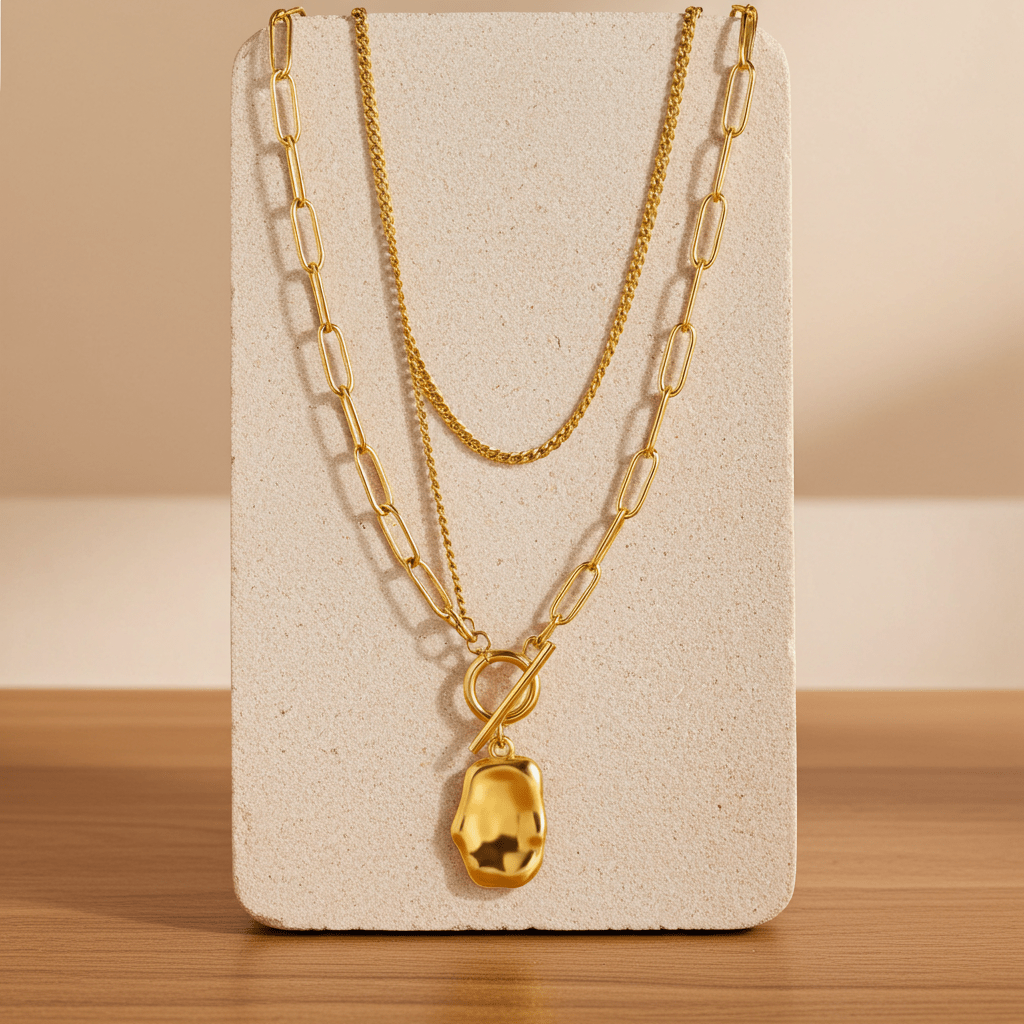 Golden Cosmic Double Chain - MacroPanora