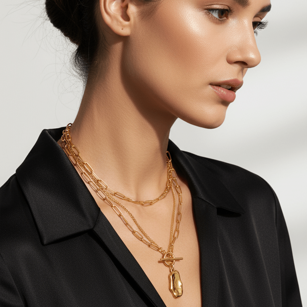 Golden Cosmic Double Chain - MacroPanora
