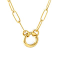 Golden Harmony Wire Necklace - MacroPanora