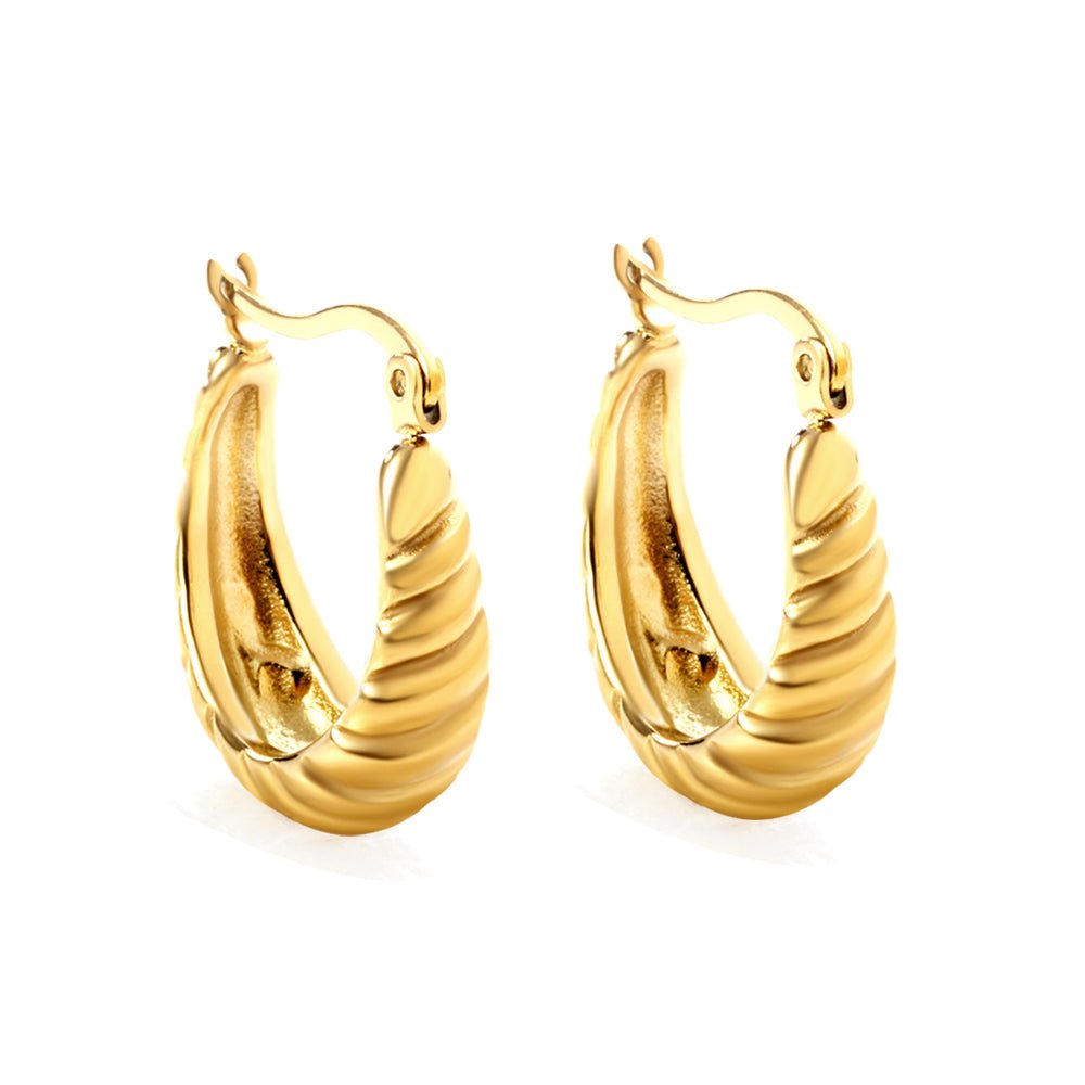 Golden Oval Hoops - MacroPanora