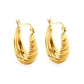 Golden Oval Hoops - MacroPanora