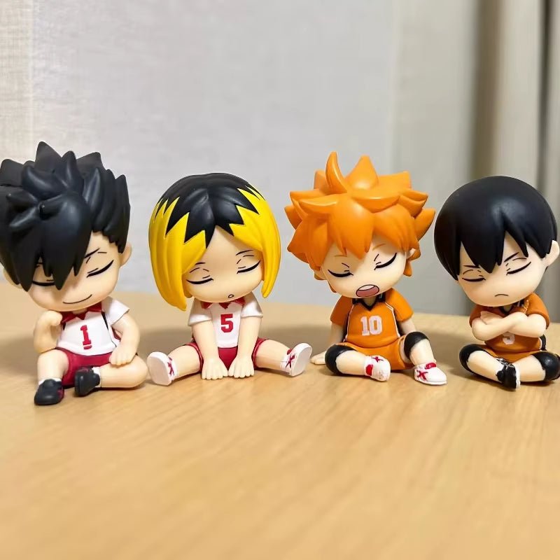 Haikyu Shoulder Lean Fig Blind Box Toy Kageyama Tobio Kozume Kenma Action Figures Model Toy Cute Doll Ornament Kids Gifts - MacroPanora