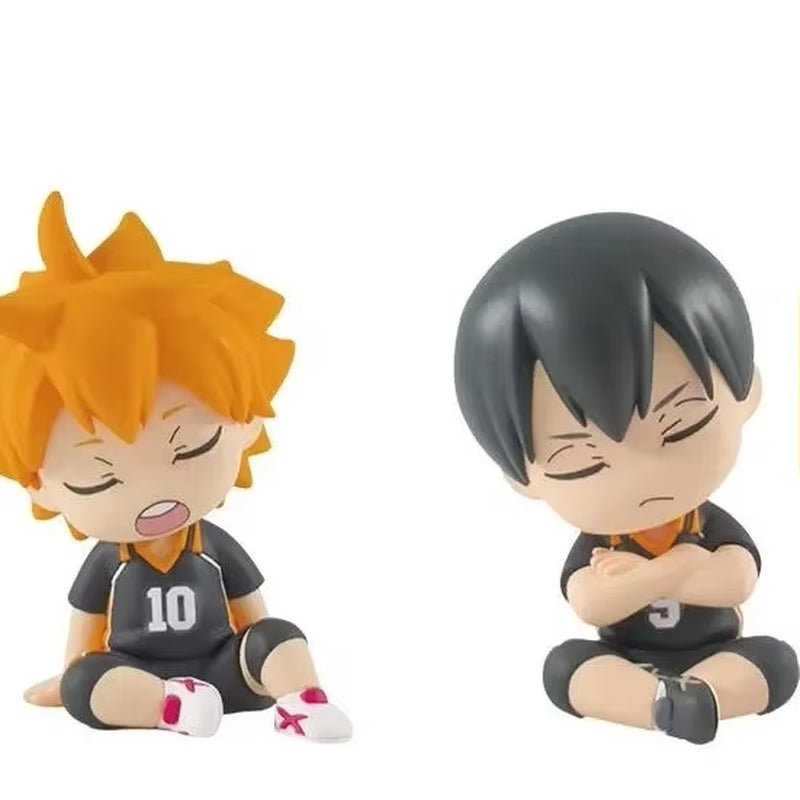 Haikyu Shoulder Lean Fig Blind Box Toy Kageyama Tobio Kozume Kenma Action Figures Model Toy Cute Doll Ornament Kids Gifts - MacroPanora