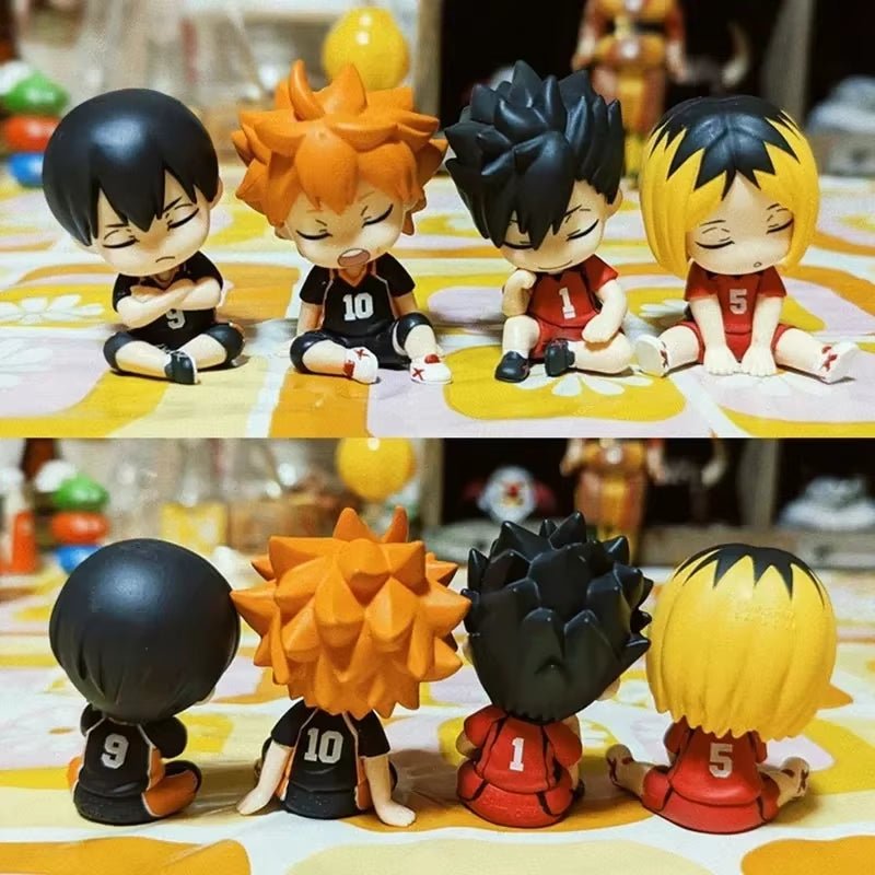 Haikyu Shoulder Lean Fig Blind Box Toy Kageyama Tobio Kozume Kenma Action Figures Model Toy Cute Doll Ornament Kids Gifts - MacroPanora