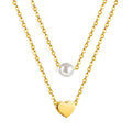 Heart & Pearl Harmony Pendant - MacroPanora