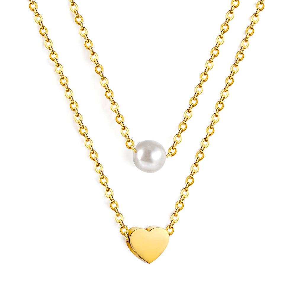Heart & Pearl Harmony Pendant - MacroPanora
