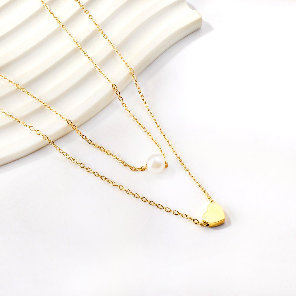 Heart & Pearl Harmony Pendant - MacroPanora