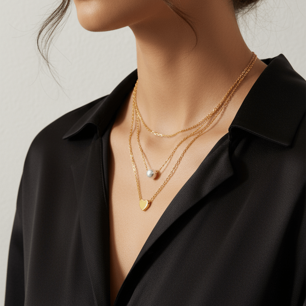 Heart & Pearl Harmony Pendant - MacroPanora
