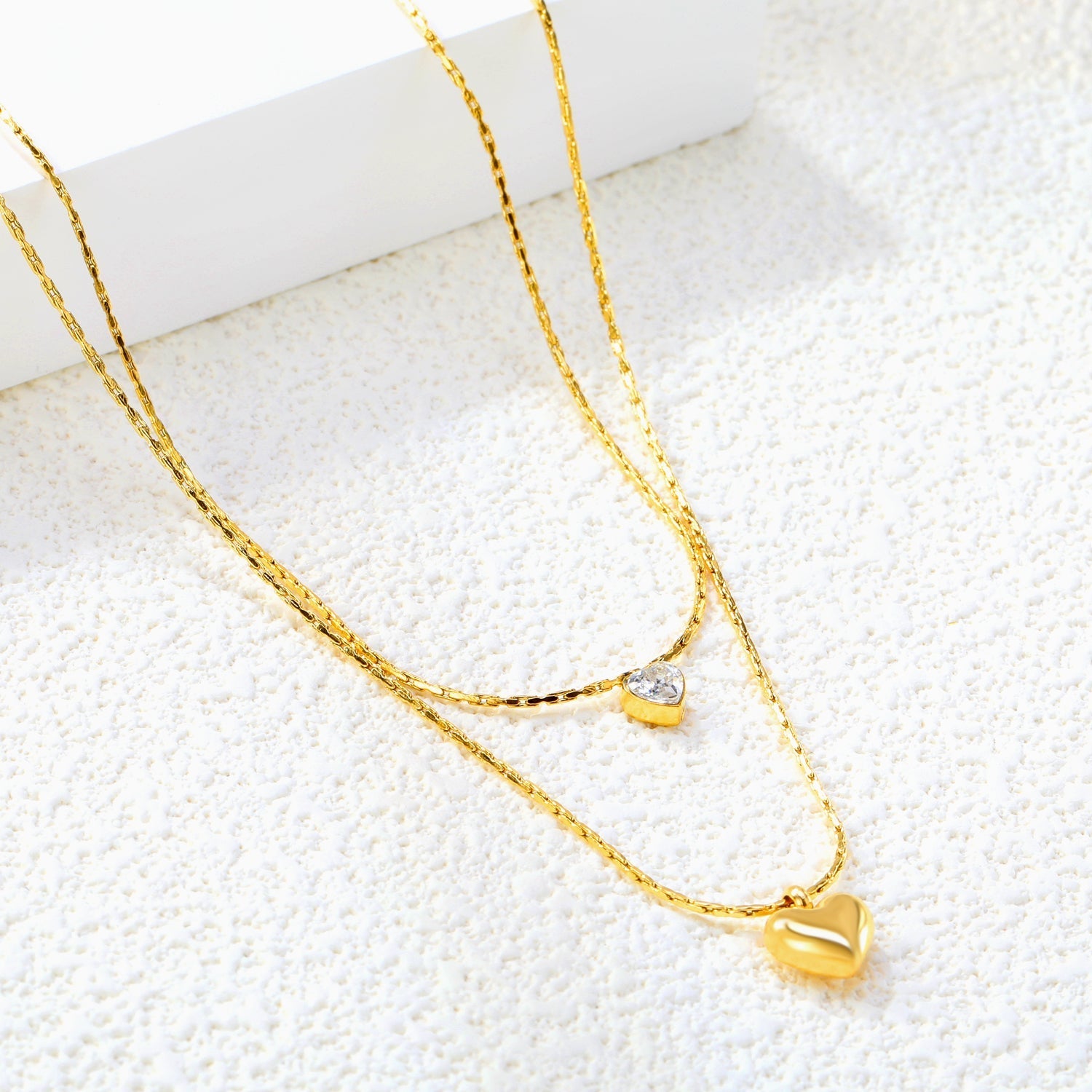 Heartfelt Layered Chain Necklace - MacroPanora
