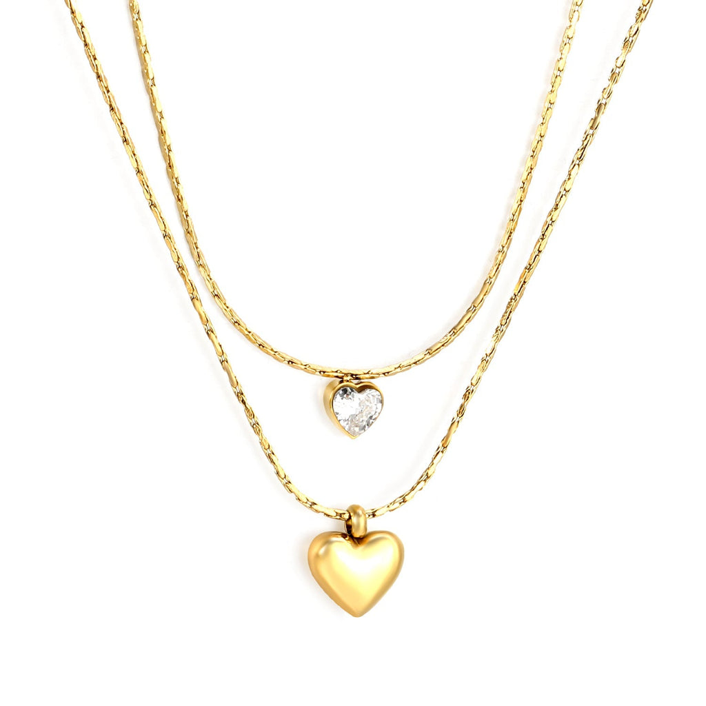 Heartfelt Layered Chain Necklace - MacroPanora