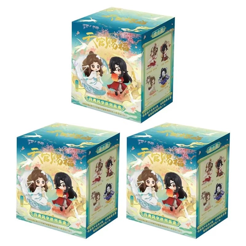 Heaven Official'S Blessing the Splendor of Painting Series Blind Box Tian Guan Ci Fu Mystery Box Xielian & Huacheng Figure Toys - MacroPanora