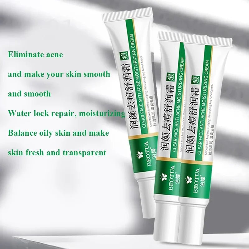 Herbal Acne Treatment Cream Face Scar Blackhead Remover Repair Gel Oil Control Shrink Pores Whitening Skin Care Korean Cosmetics - MacroPanora