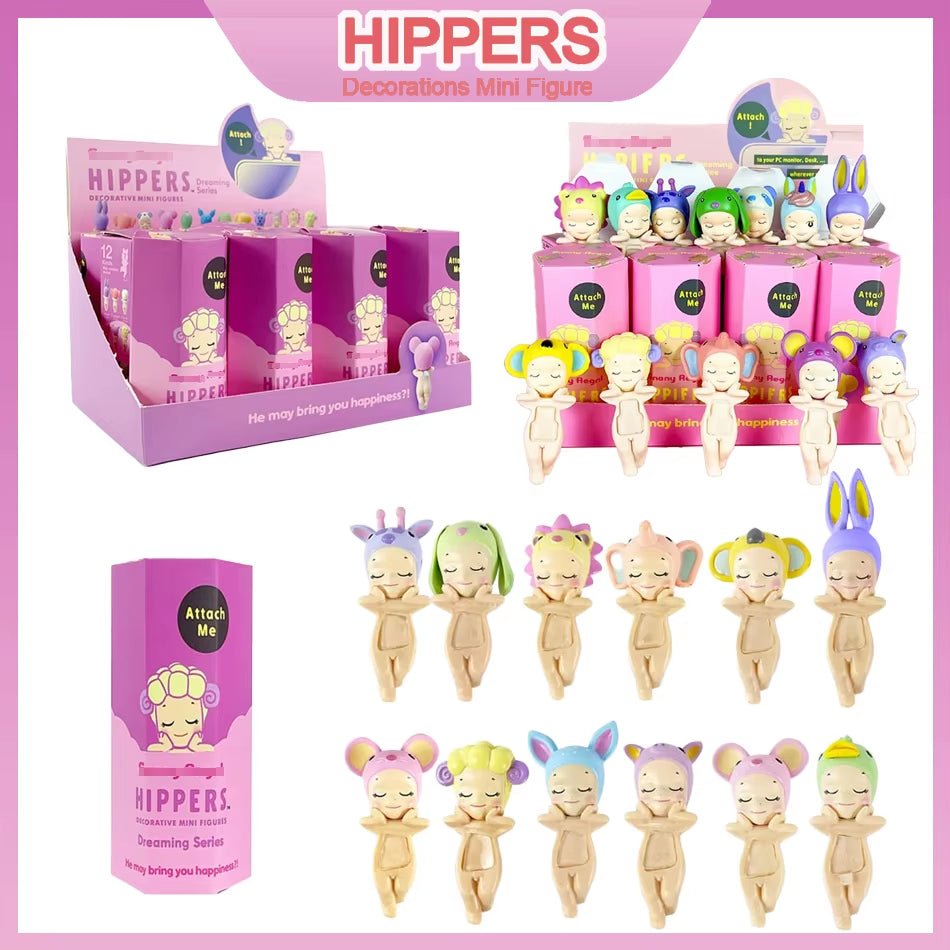 Hot Better Quality Blind Box Sleep Series Hippers Angel Body Kewpie Dolls PVC Figure Limite Toy - MacroPanora