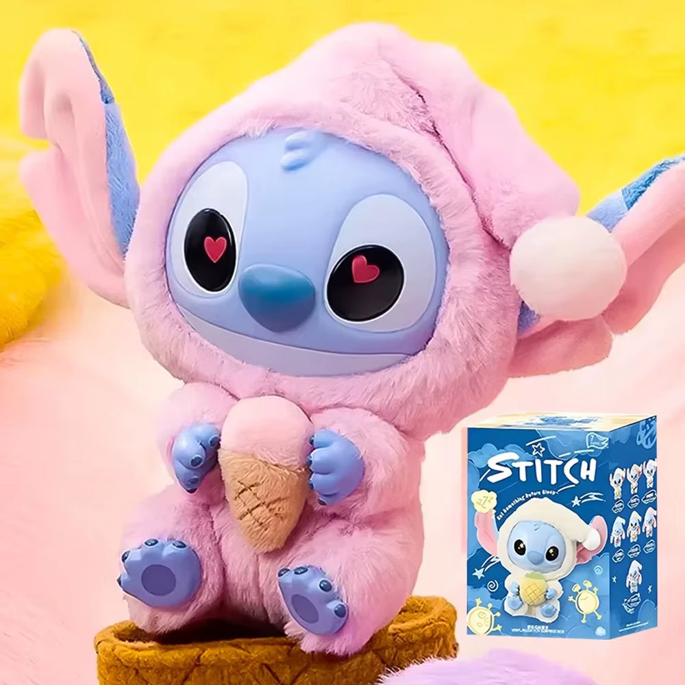 HOT New Stitch Eat Some Thing before Sleep Series Vinyl Blind Box Bag Pendant Cute Plush Doll Mystery Box Toy Surprise gifts - MacroPanora