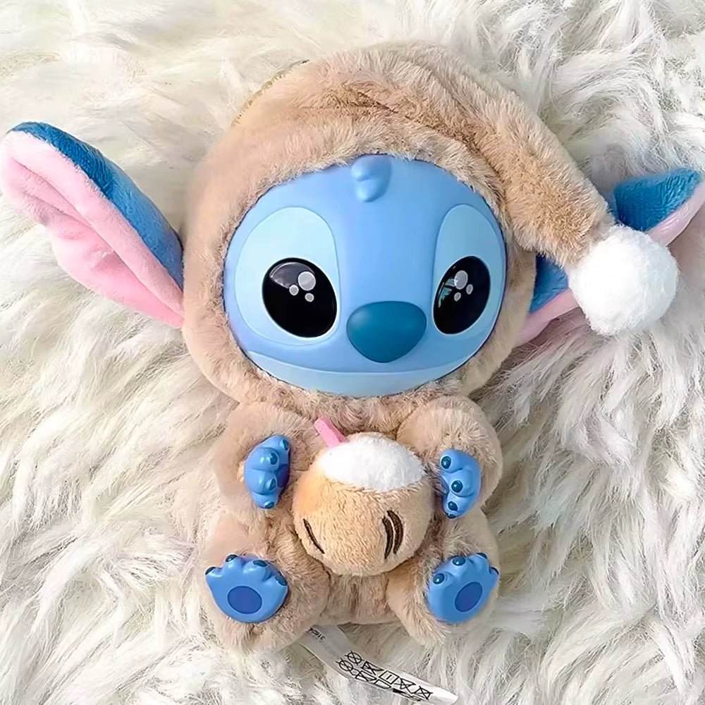 HOT New Stitch Eat Some Thing before Sleep Series Vinyl Blind Box Bag Pendant Cute Plush Doll Mystery Box Toy Surprise gifts - MacroPanora