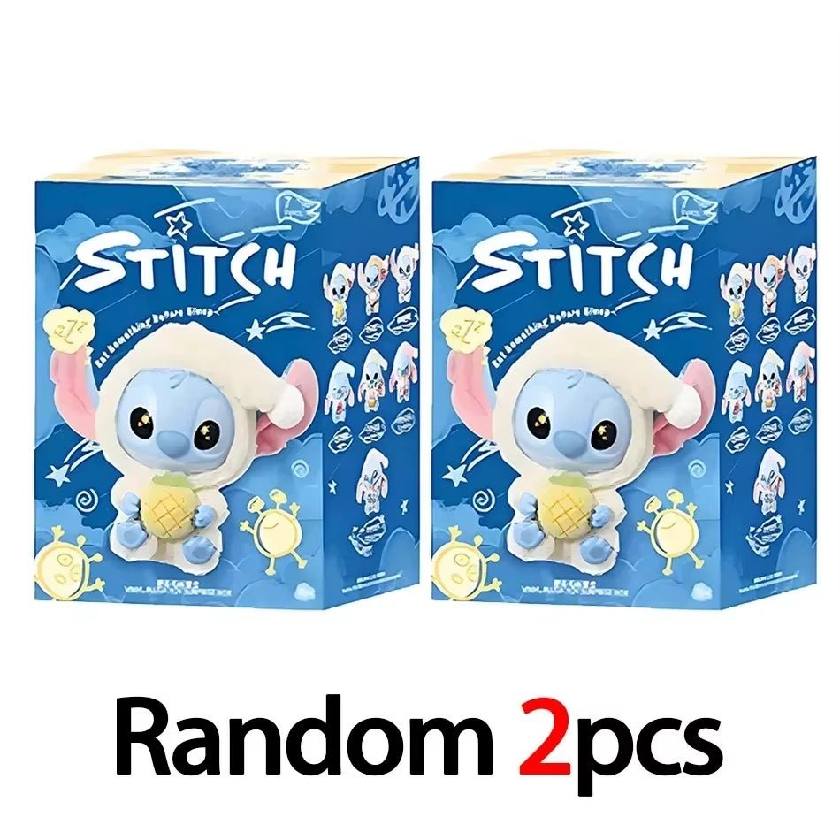HOT New Stitch Eat Some Thing before Sleep Series Vinyl Blind Box Bag Pendant Cute Plush Doll Mystery Box Toy Surprise gifts - MacroPanora
