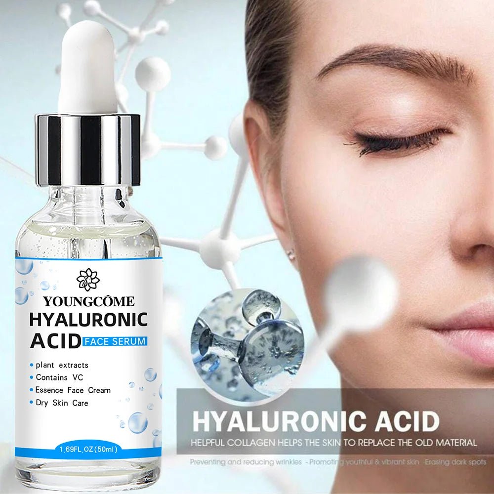 Hyaluronic Acid Facial Essence Deep Moisturizing Facial Skin Essence Korean Skin Care Products - MacroPanora