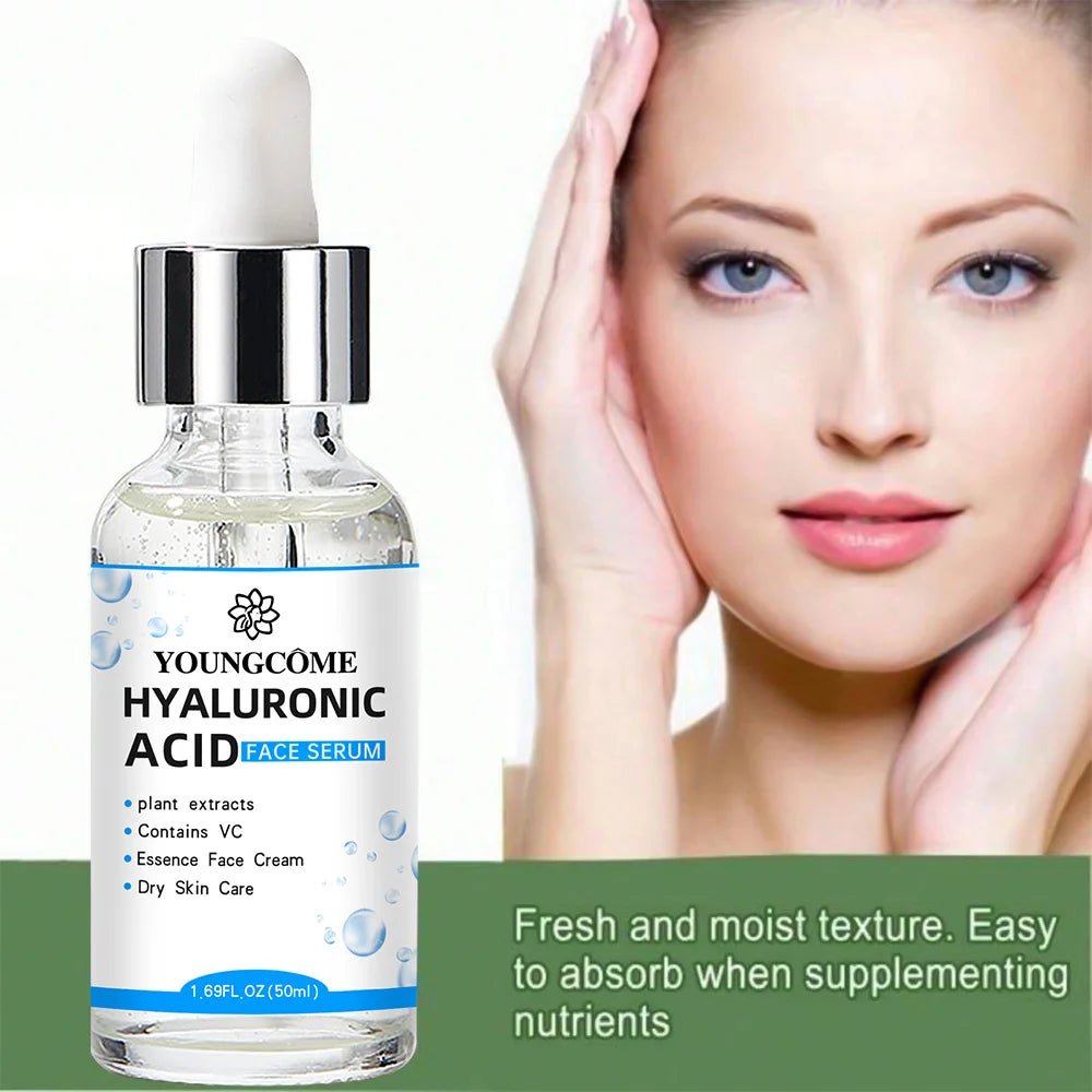Hyaluronic Acid Facial Essence Deep Moisturizing Facial Skin Essence Korean Skin Care Products - MacroPanora
