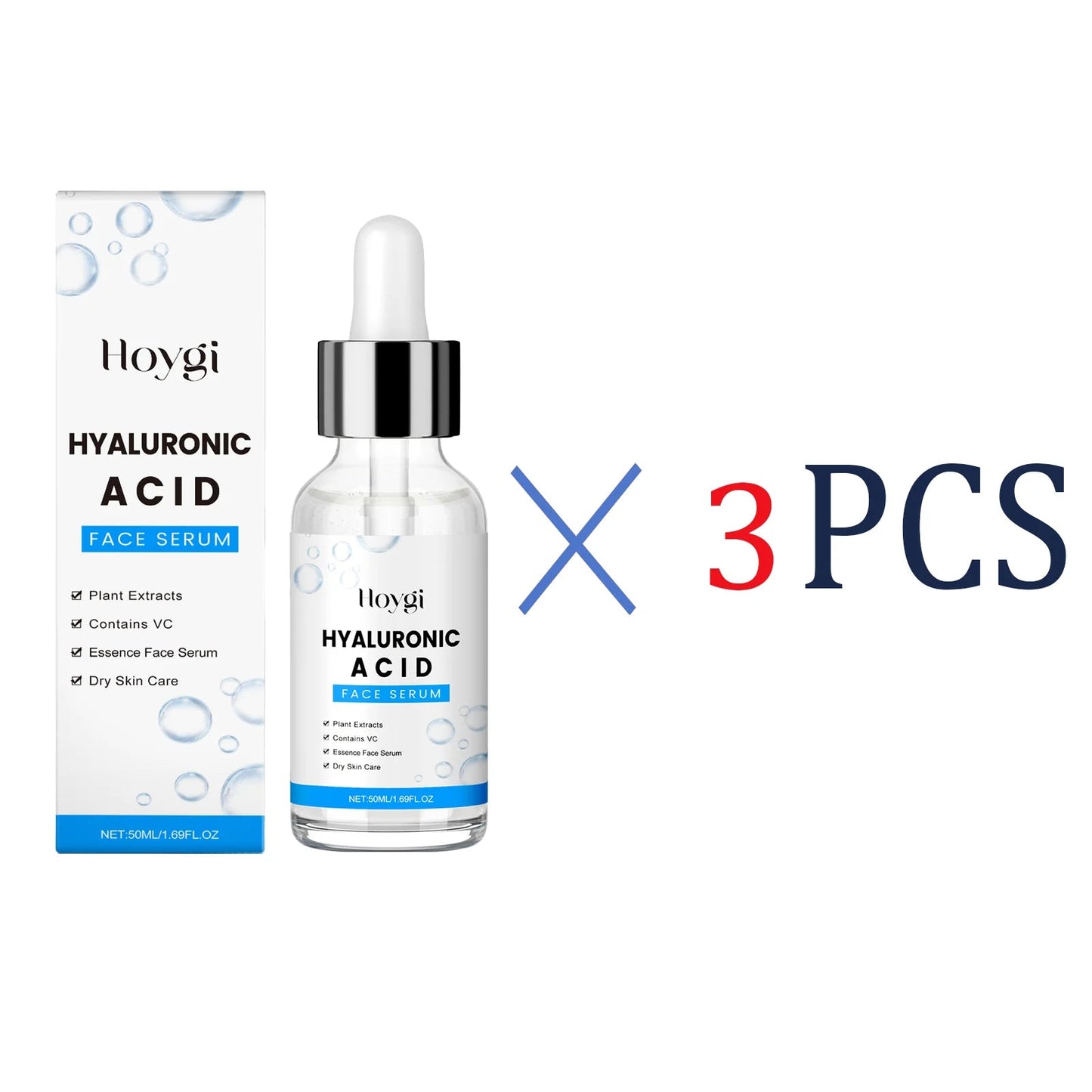 Hyaluronic Acid Serum 50Ml anti Aging Face Serum with Centella Asiatica Deep Hydration for Glowing Skin for Fine Lines Wrinkles - MacroPanora