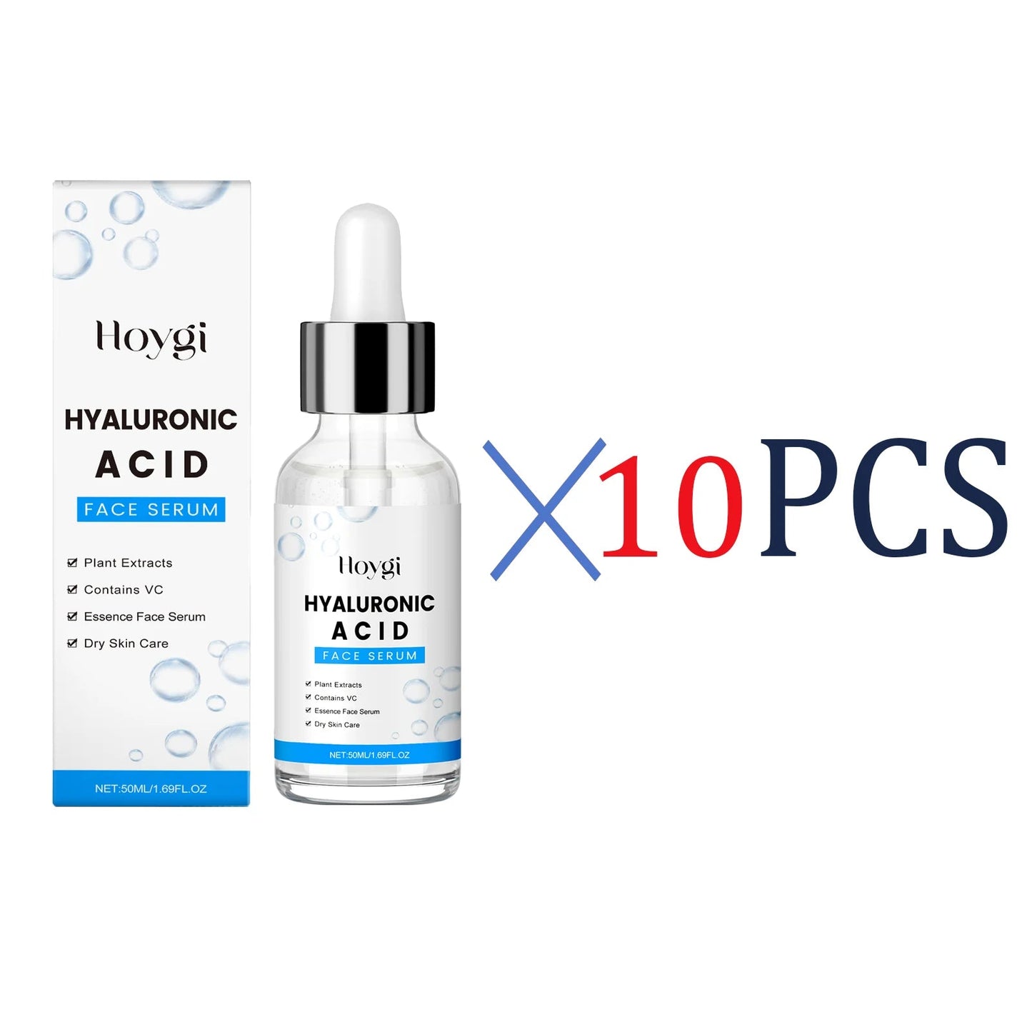 Hyaluronic Acid Serum 50Ml anti Aging Face Serum with Centella Asiatica Deep Hydration for Glowing Skin for Fine Lines Wrinkles - MacroPanora