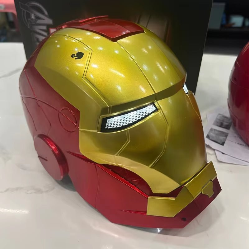 Iron Man Helmet Electric Wearable Mask 1:1 Automatic Manual Opening and Manualclosing Model Characters Adult Toys Birthday Gifts - MacroPanora