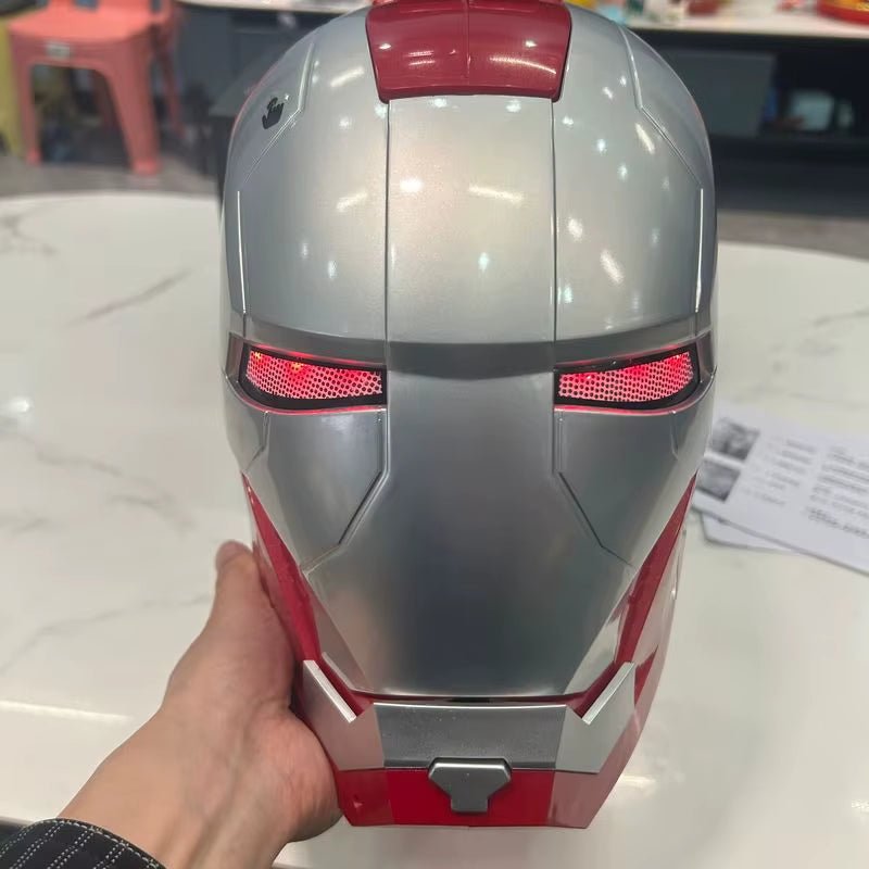 Iron Man Helmet Electric Wearable Mask 1:1 Automatic Manual Opening and Manualclosing Model Characters Adult Toys Birthday Gifts - MacroPanora