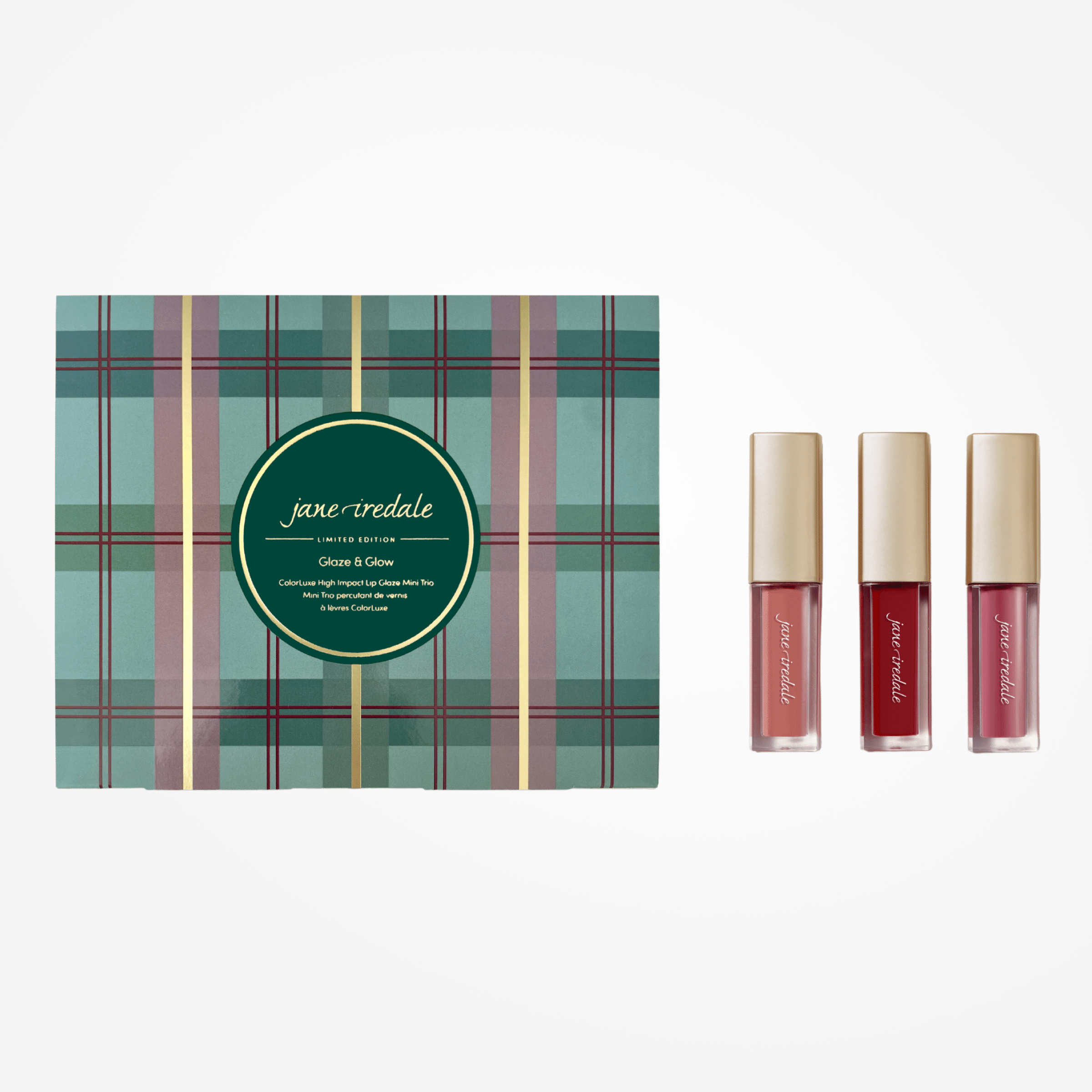 Jane Iredale Colorluxe High Impact Lip Glaze Mini Trio - MacroPanora