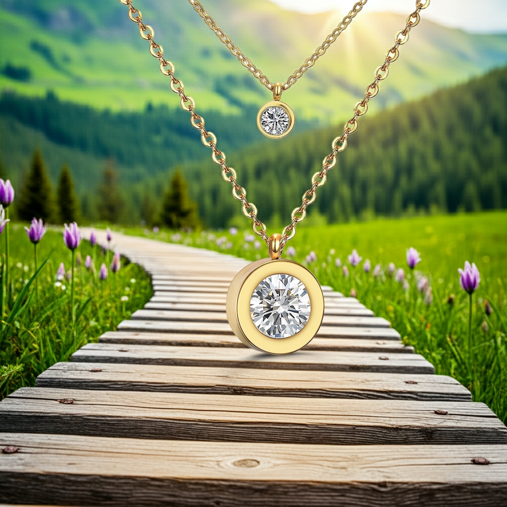 Layered Crystal Pendant - MacroPanora