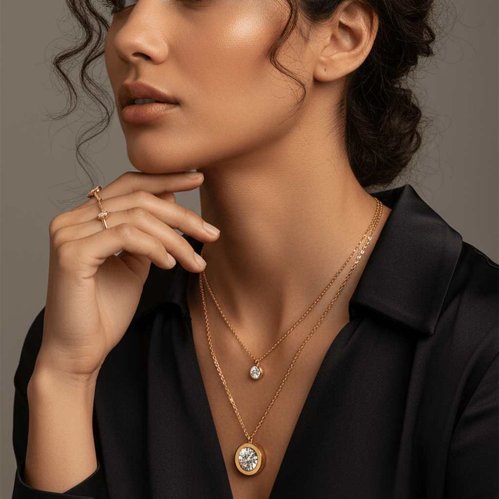 Layered Crystal Pendant - MacroPanora