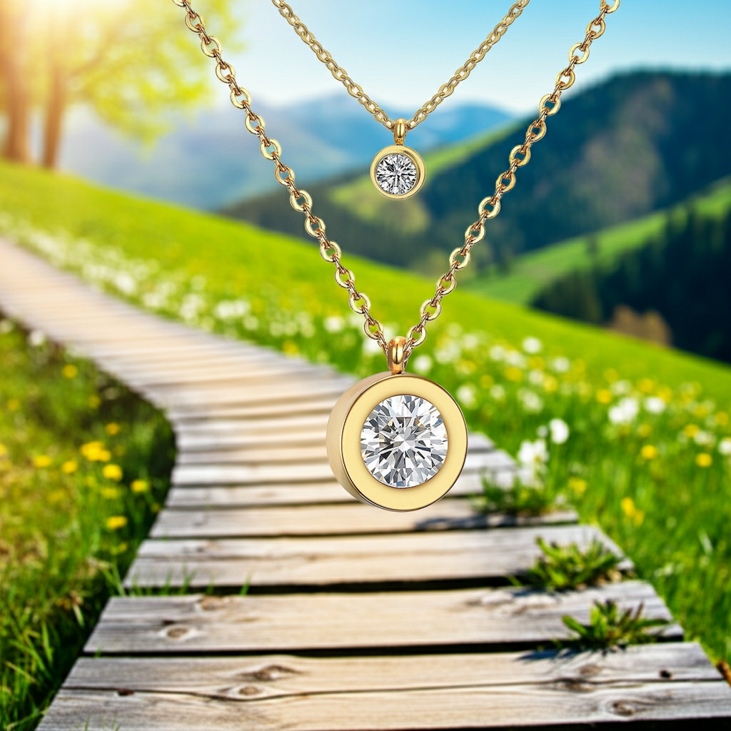 Layered Crystal Pendant - MacroPanora