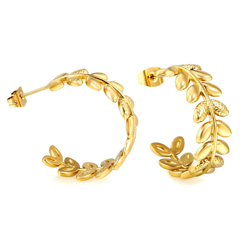Leaf Embrace Earrings - MacroPanora