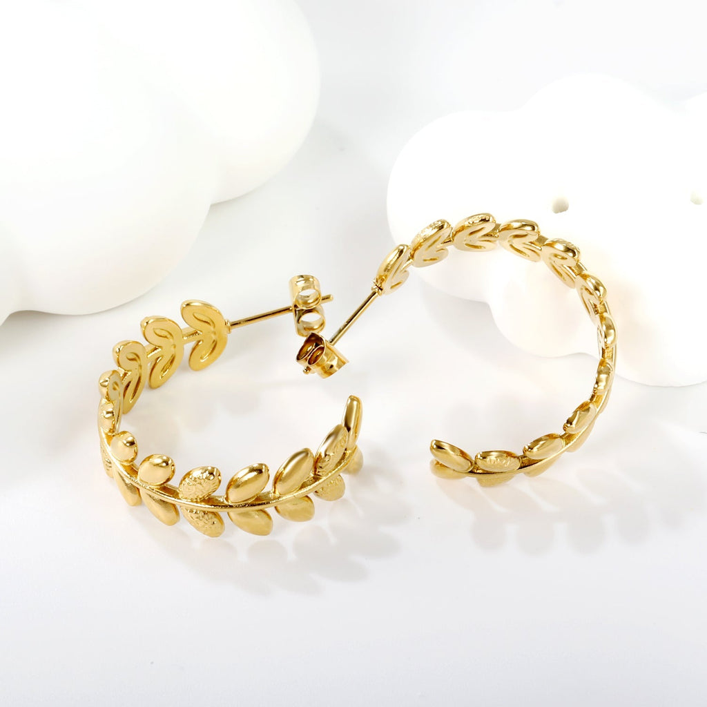 Leaf Embrace Earrings - MacroPanora