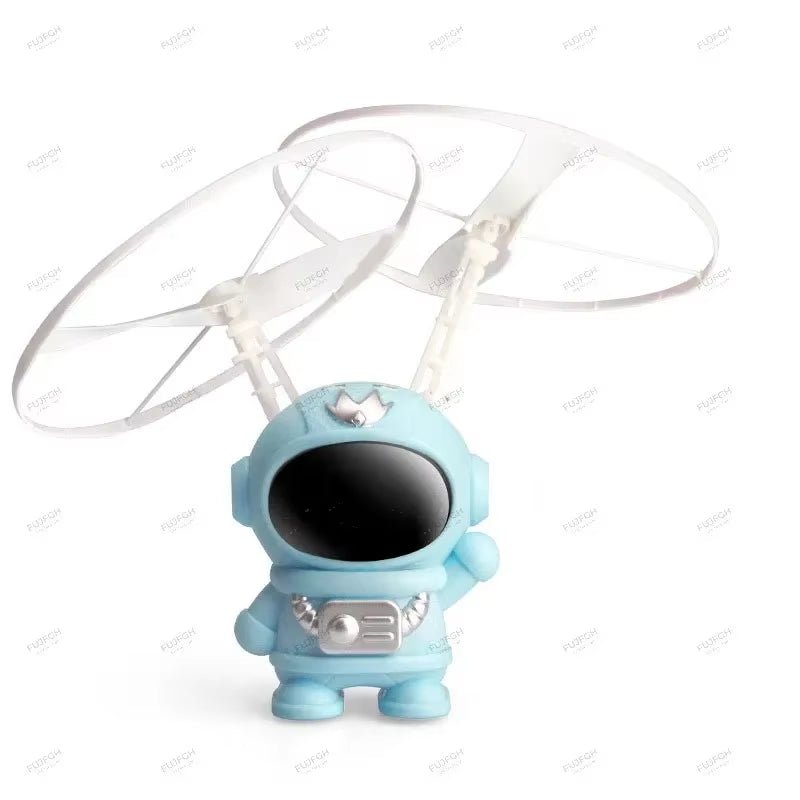 Levitating Luminous Flying Robot Astronaut Toy Aircraft Hand - Controlled Drone Interactive with Lights Outdoor Toys for Kids Gift - MacroPanora